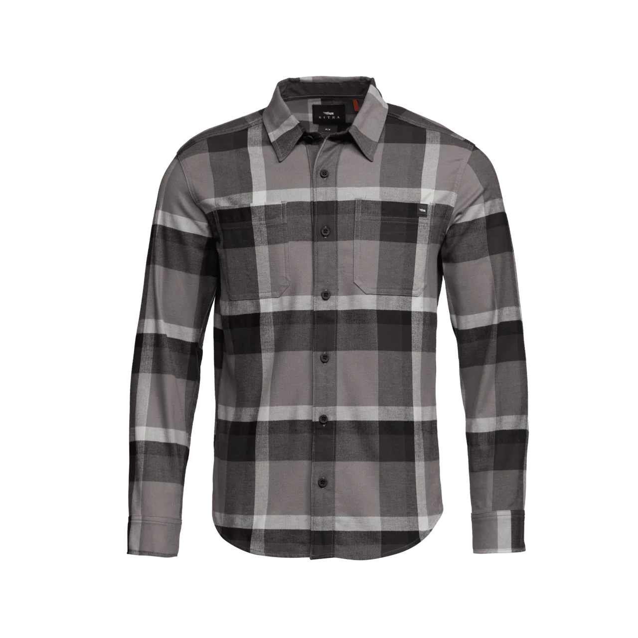 Sitka Ashland Lightweight Flannel Shirt Woodsmoke Fall Plaid