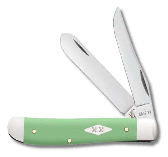 Case 63831 - Mint Green Synthetic Smooth Mini Trapper
