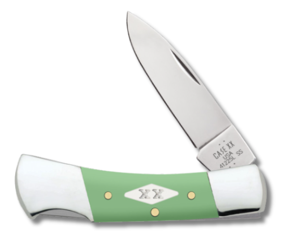 Case 63836 - Mint Green Synthetic Smooth Lockback