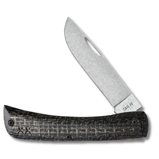 Case 66382 - Black Burlap Laminate/Day Glow Sod Buster Jr