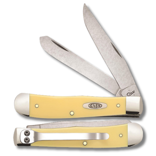CASE 81091 - Yellow Synthetic Smooth Trapper w/clip