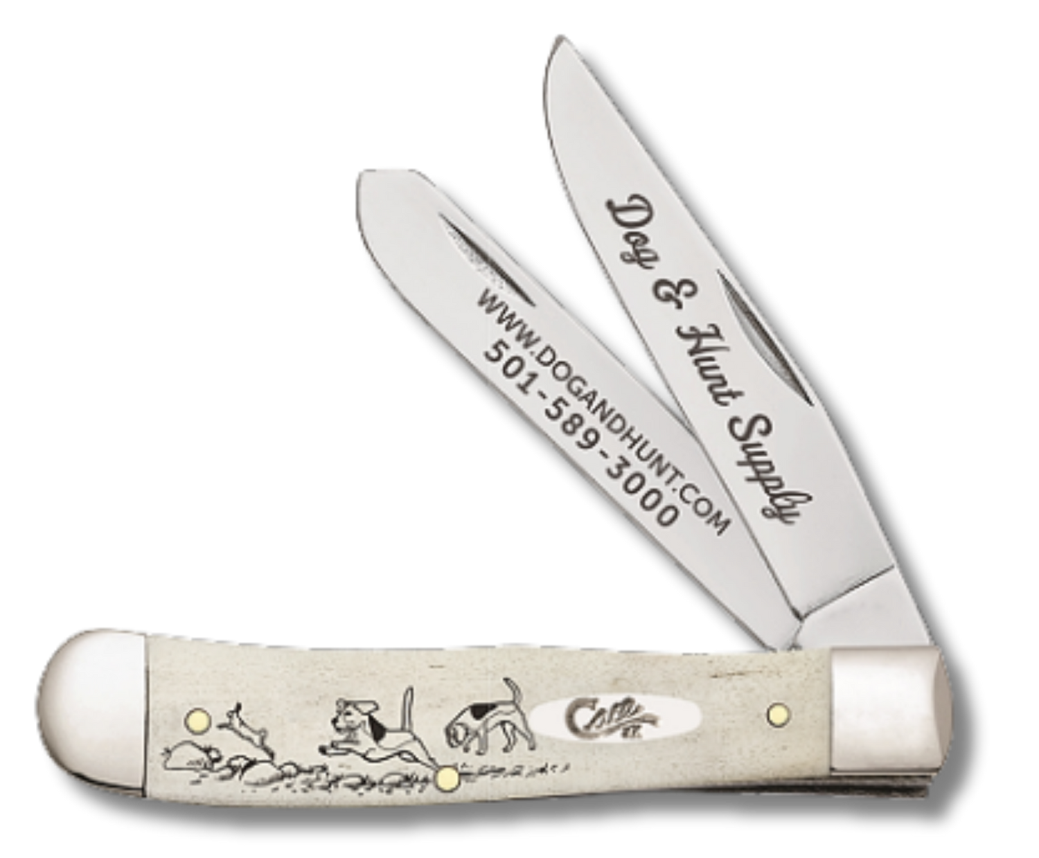Case 91445 - Rabbit & Beagle Natural Bone Smooth Trapper