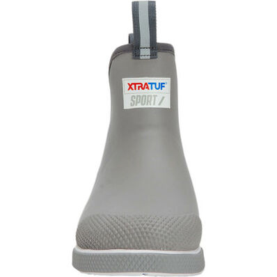 XtraTuf Men's 6in Ankle Deck Sport Boot - Grey