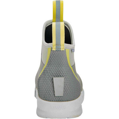 XtraTuf Women's 6in Ankle Deck Sport Boot - Gray/Yellow