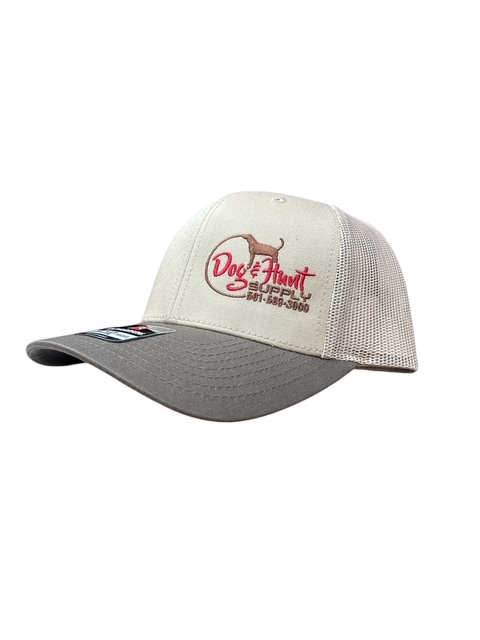 Dog and Hunt Tan w/ Brown Bill Hat