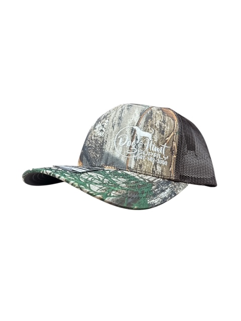 Dog and Hunt Wood Camo w/ Brown Mesh Hat