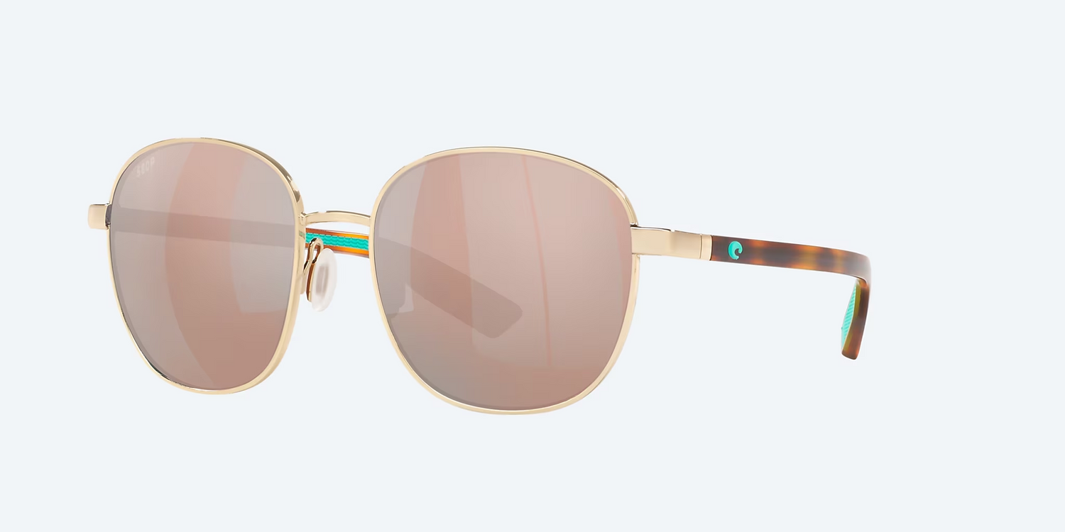 Costa Egret Shiny Gold Sunglasses