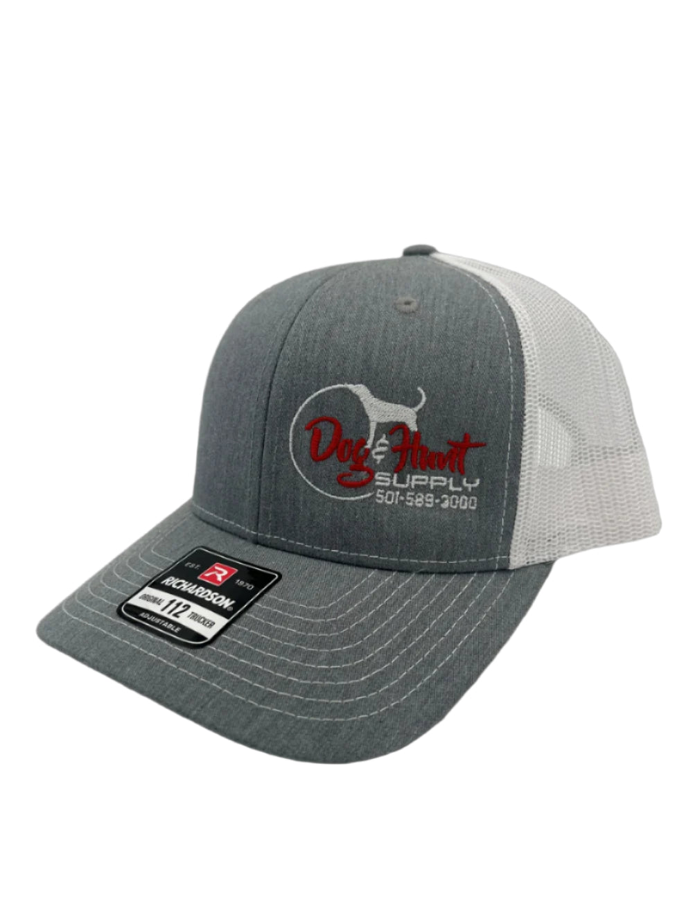 Dog and Hunt Gray w/ White Mesh Hat