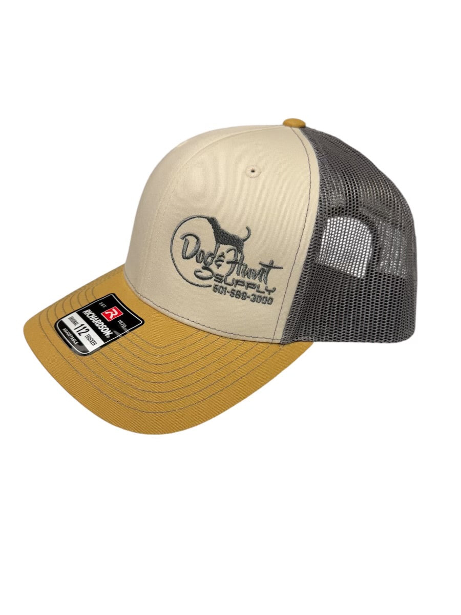 Dog and Hunt Tri Beige/Charcoal/Amber Gold Hat