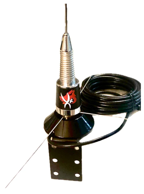 L-Bracket w/ Ground Plane Marine Radio Antenna by Hound Recovery