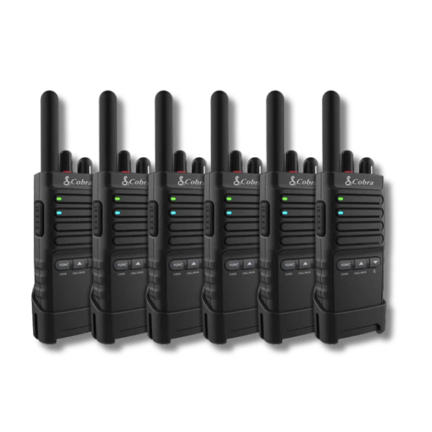 Cobra PX650 6-Pack with Bulk Charger