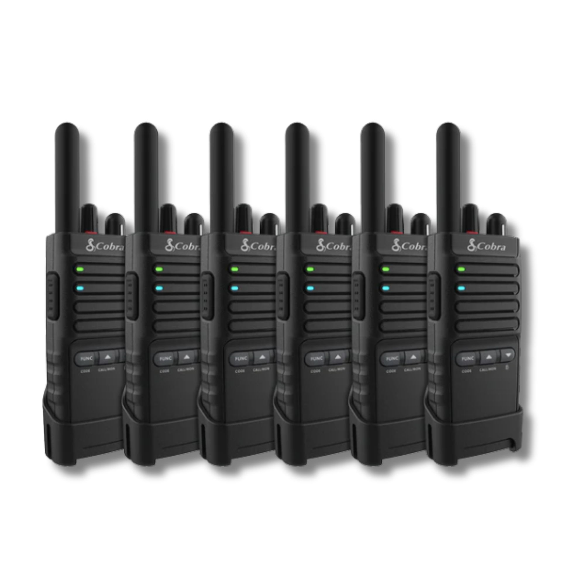 Cobra PX650 6-Pack with Bulk Charger