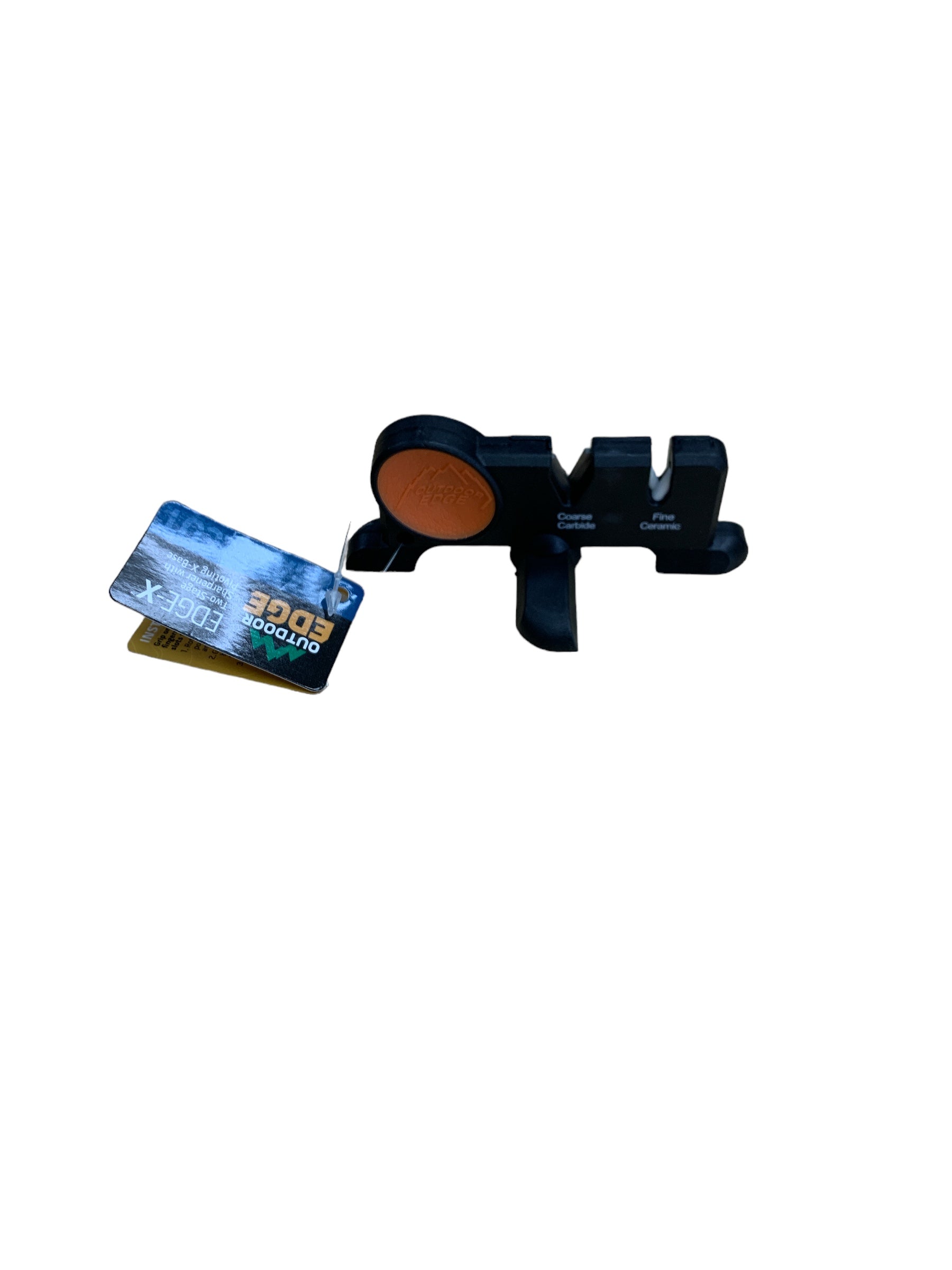 Outdoor Edge Two-Stage Sharpener w/ Pivoting X Base