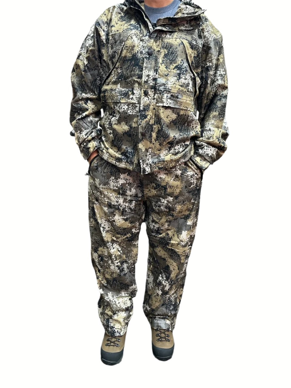 Dog and Hunt's 2-Piece Waterproof Suit Predator Camo
