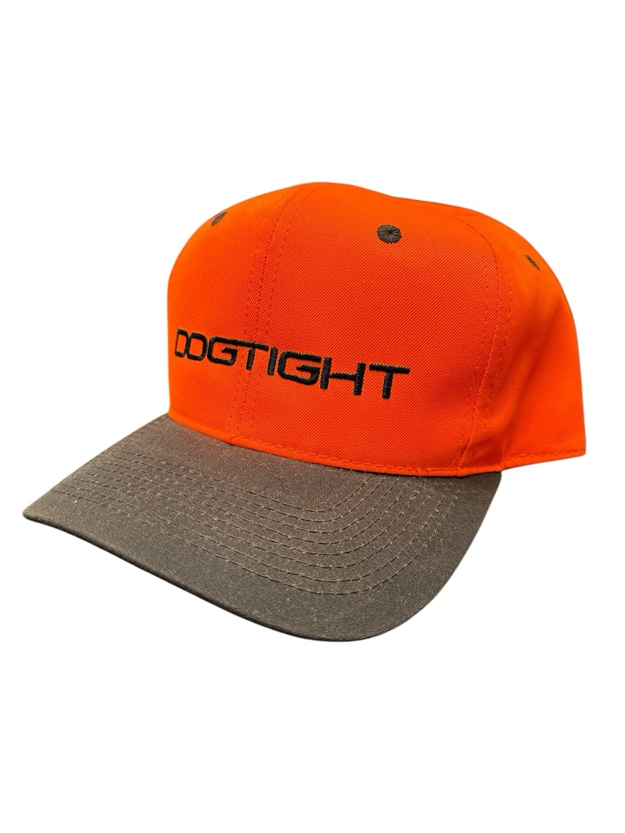 Dogtight Blaze Orange w/Brown Bill Hat