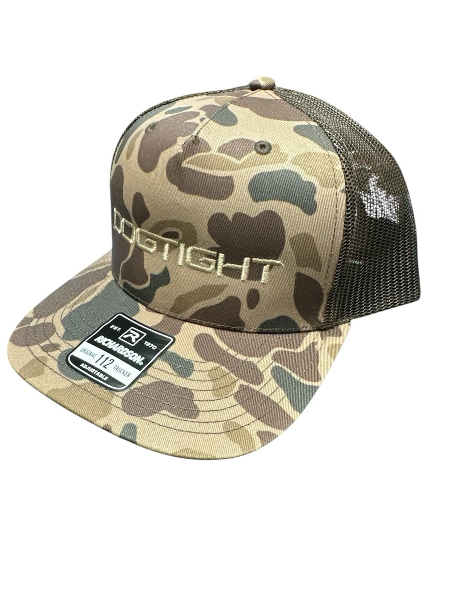 Dogtight Brown Camo w/brown Mesh Hat