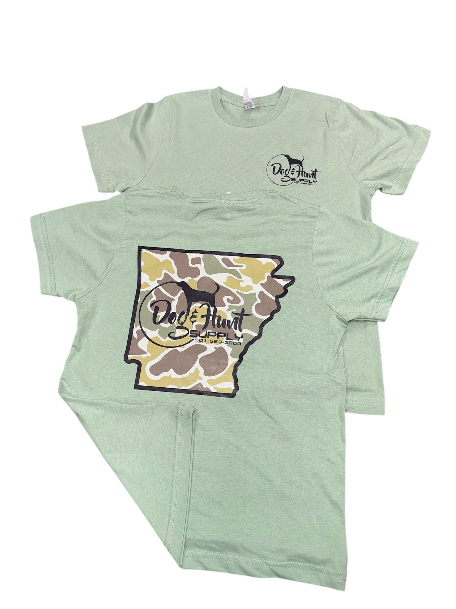 Youth Dog and Hunt Arkansas Camo T-Shirt