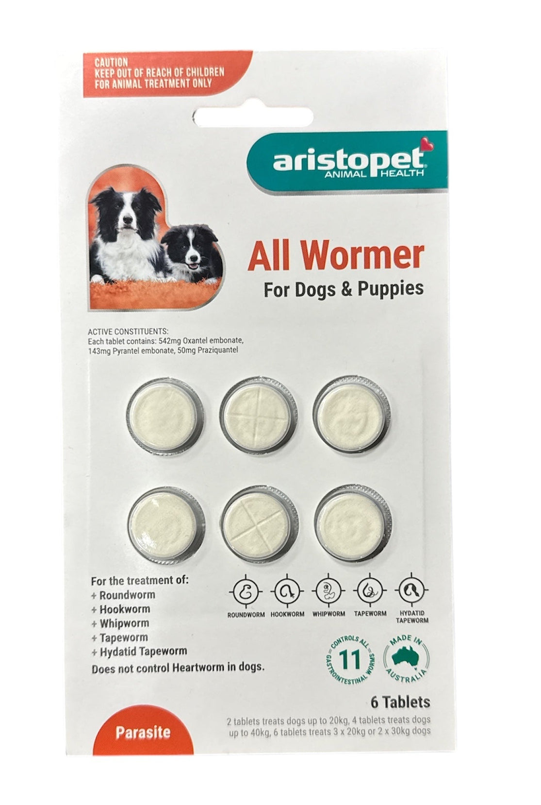 Aristopet All Wormer Tablets