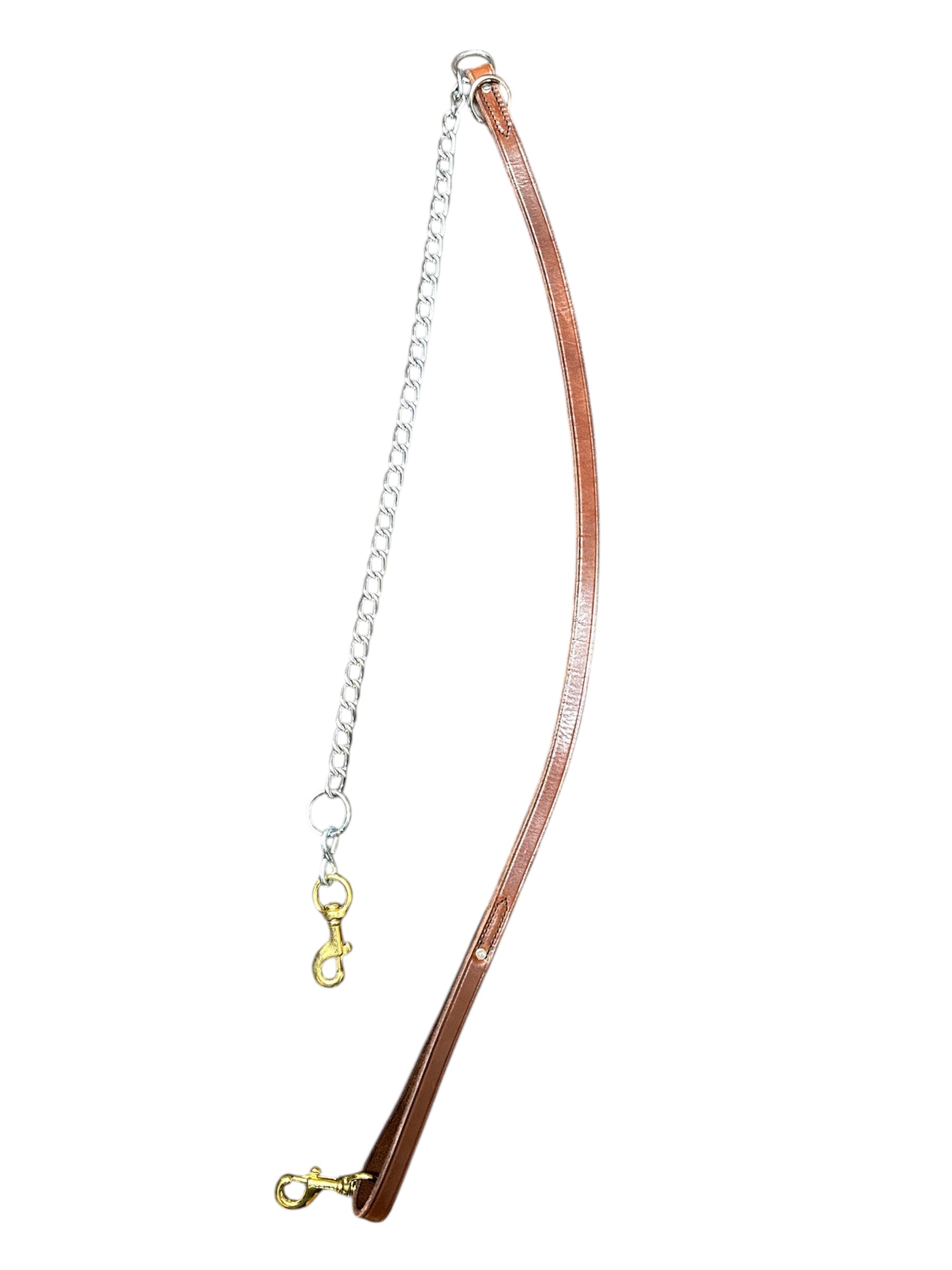 5 ft. Leather Lead w/ Chain