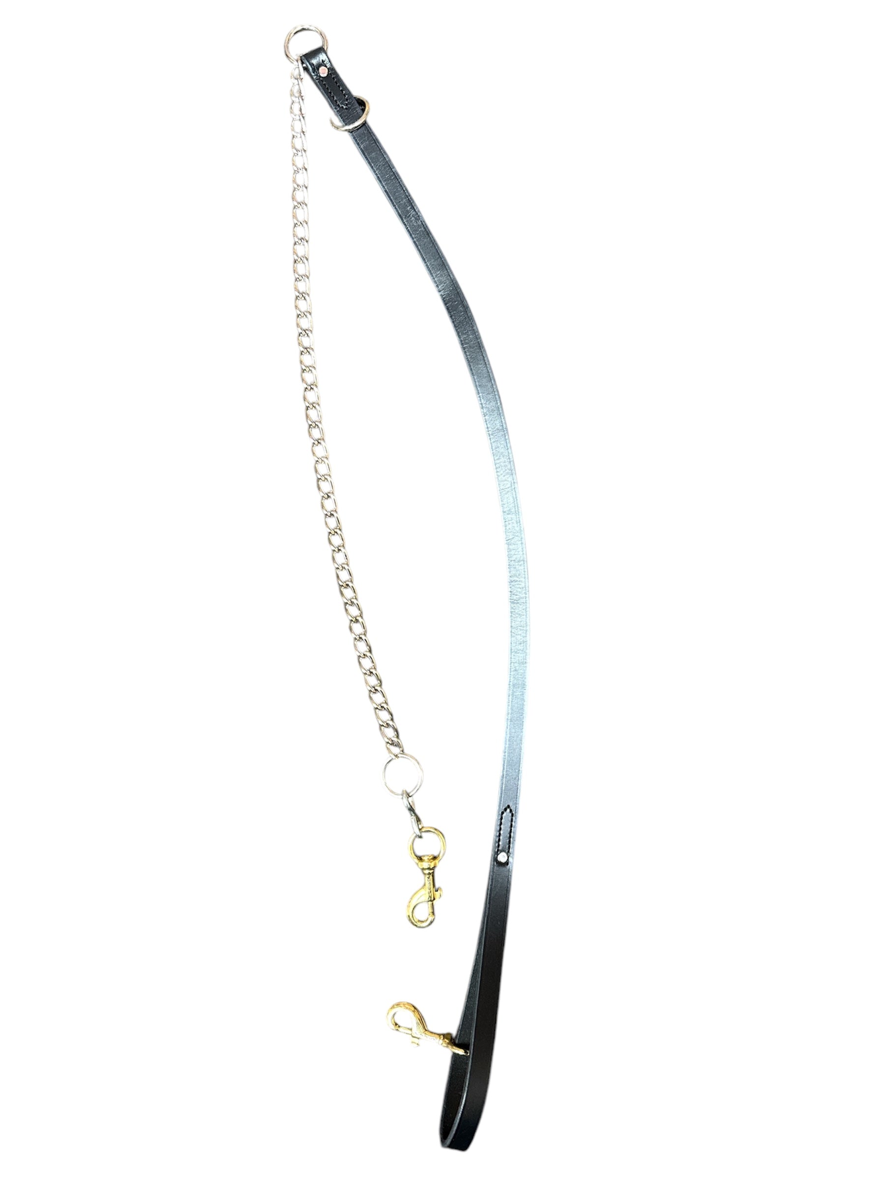 5 ft. Leather Lead w/ Chain