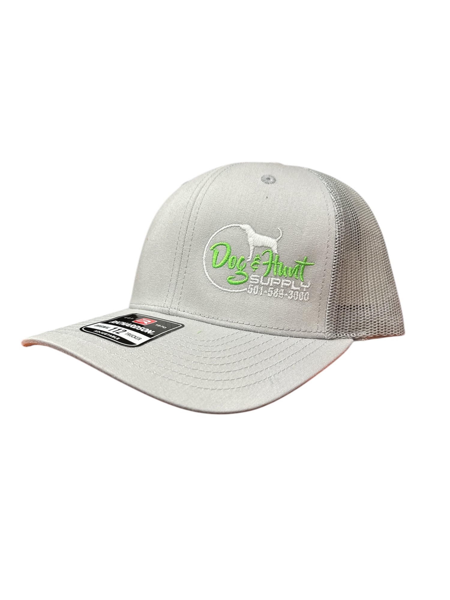 LIMITED EDITION Dog and Hunt Gray w/ Lime Green Logo