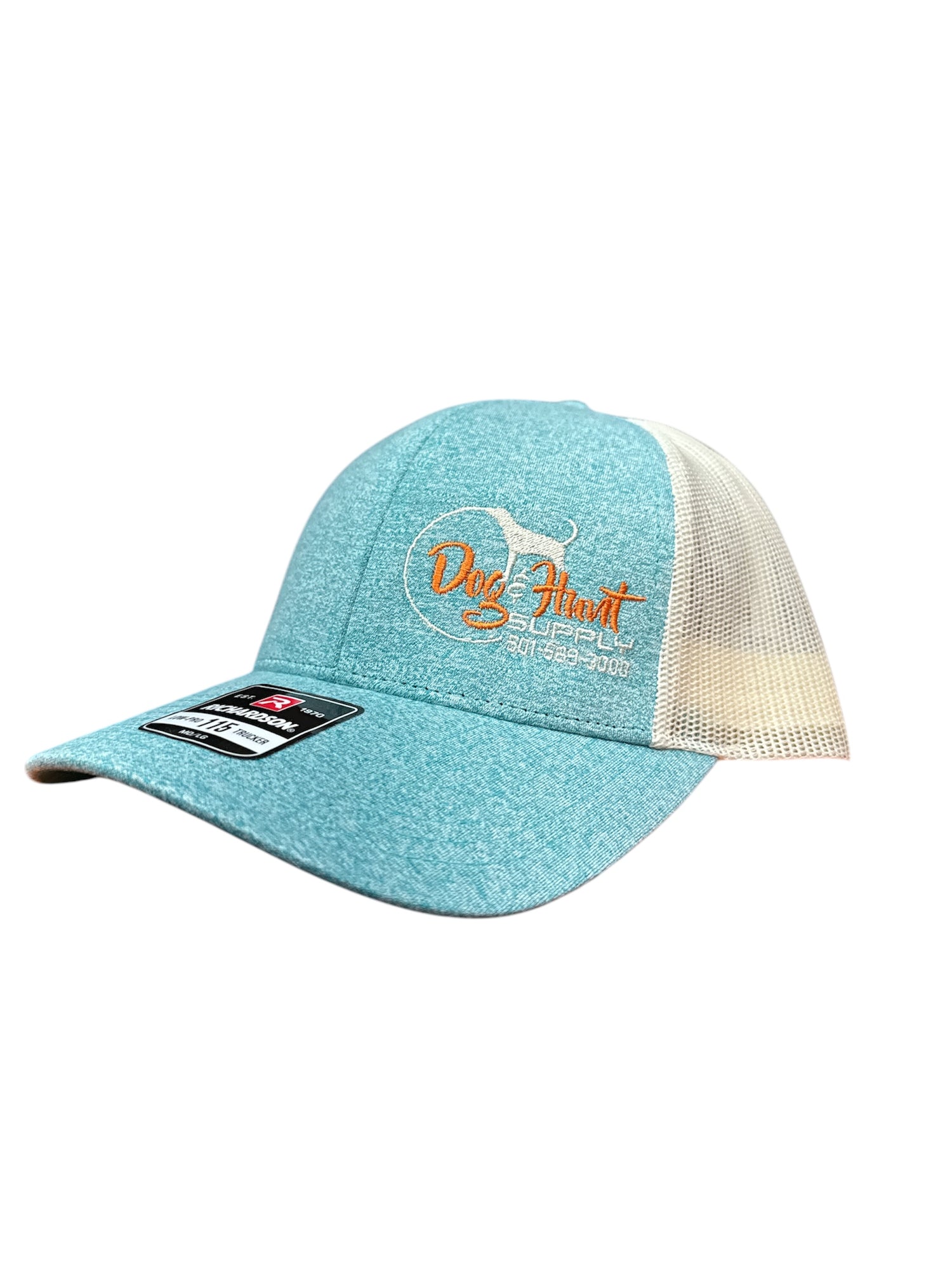 LIMITED EDITION Dog and Hunt Heather Blue w/ Orange Logo