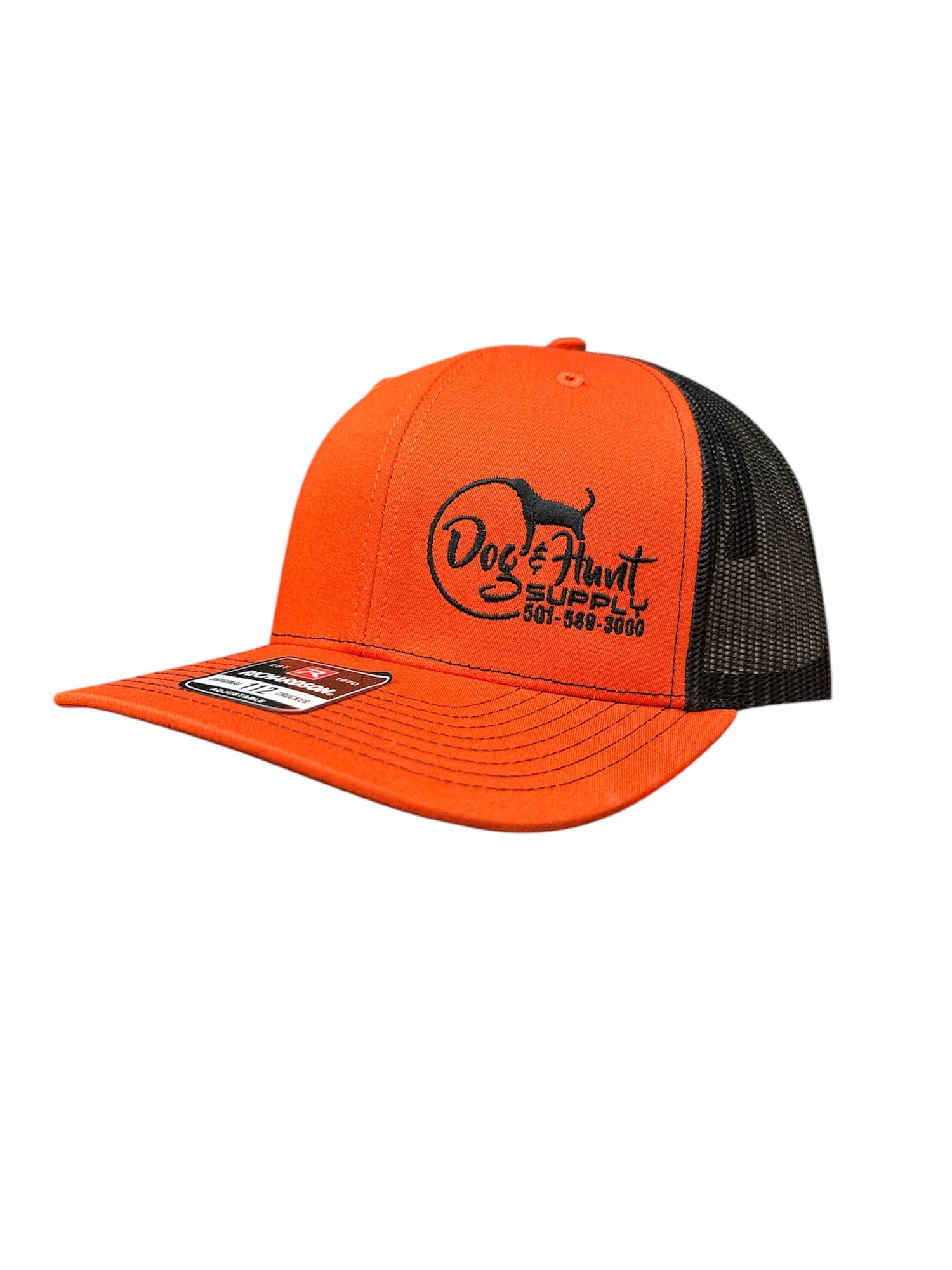 Dog and Hunt Orange & Black Hat