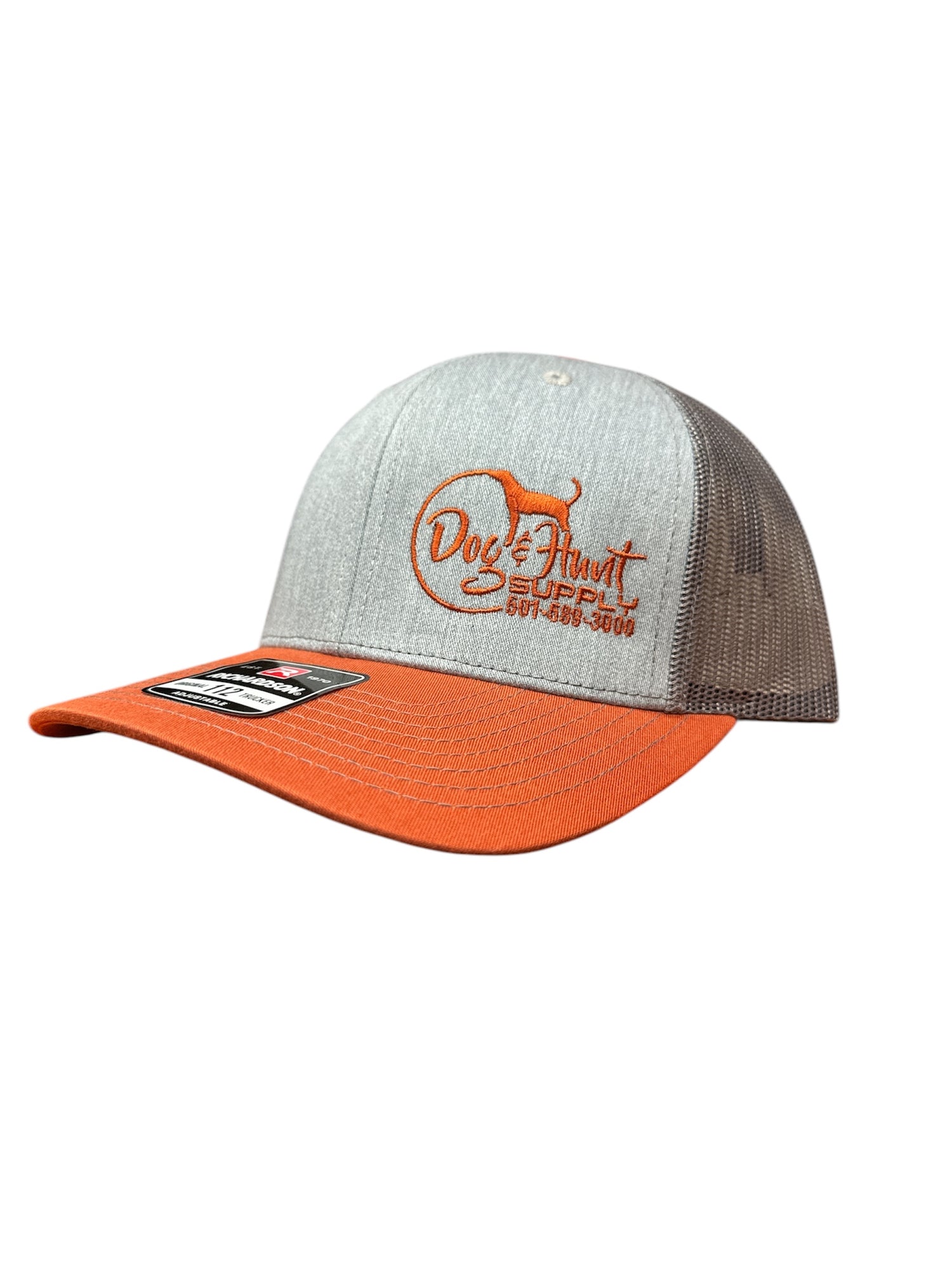 Dog and Hunt Orange w/ Gray Mesh Hat