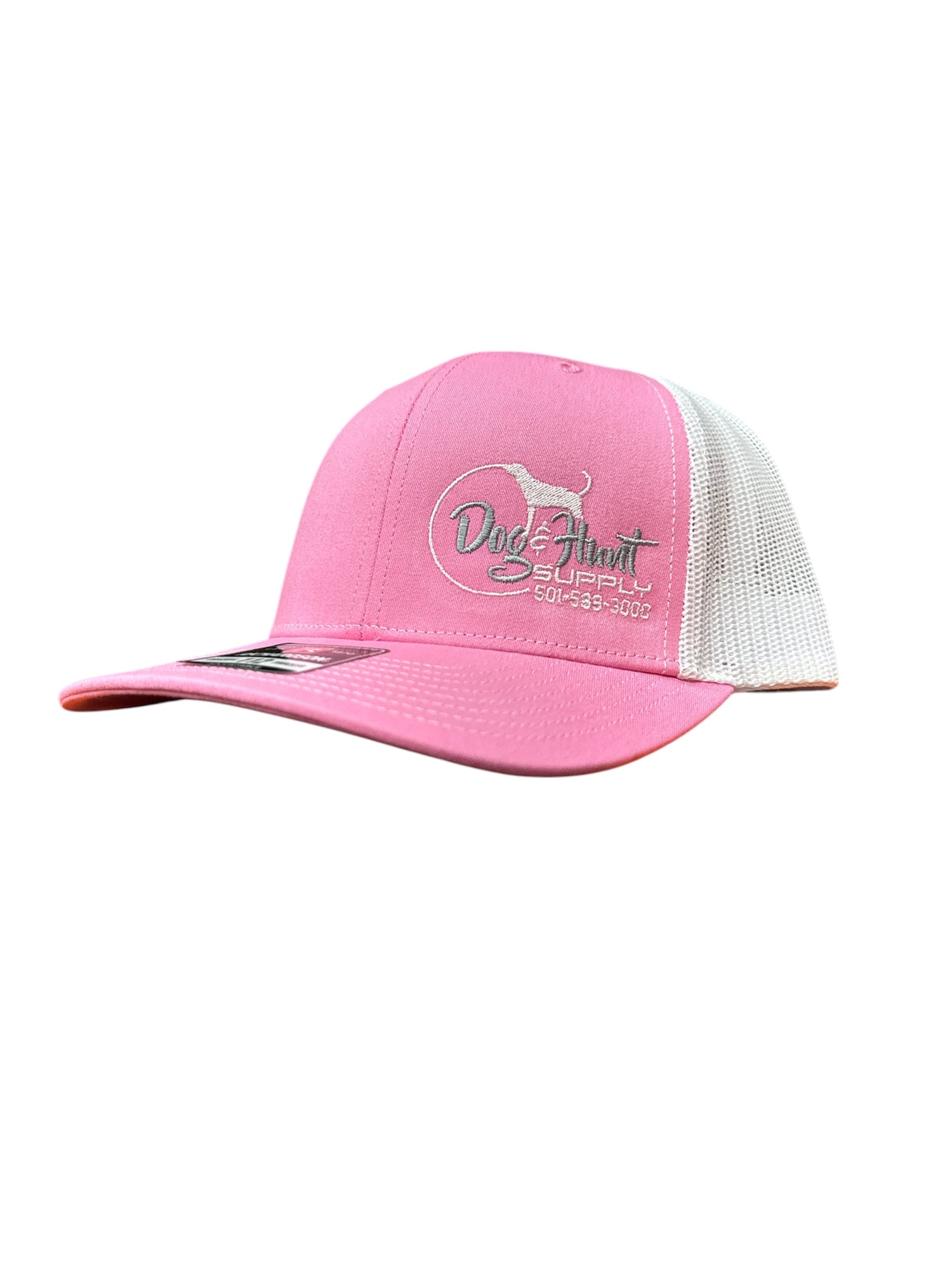Dog and Hunt Light Pink w/ White Mesh Hat