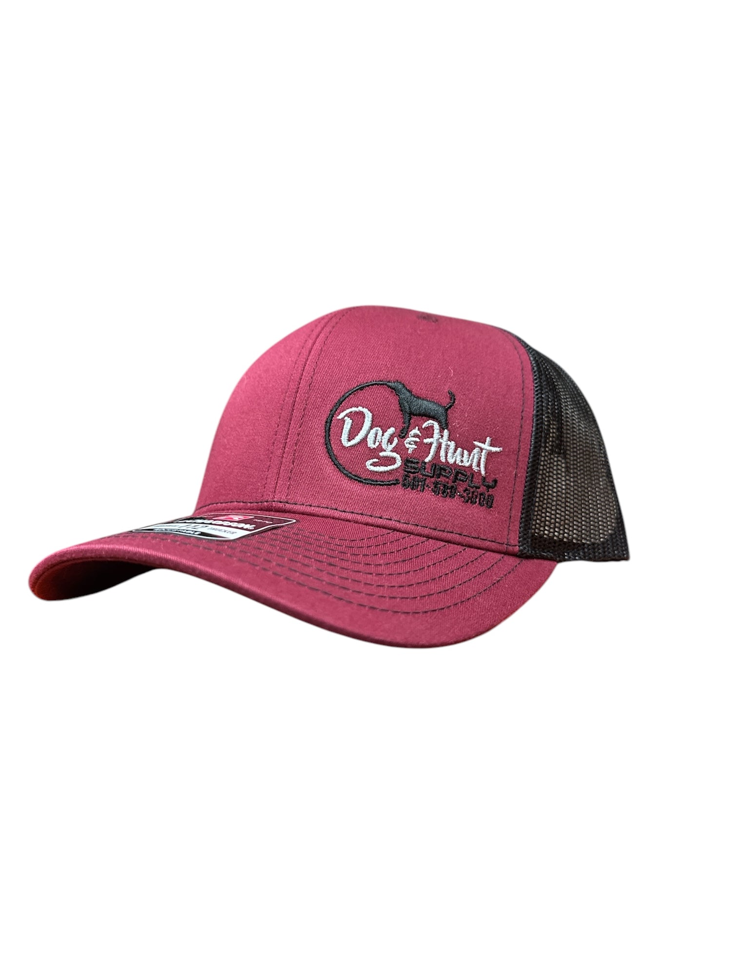 Dog and Hunt Maroon & Black Hat