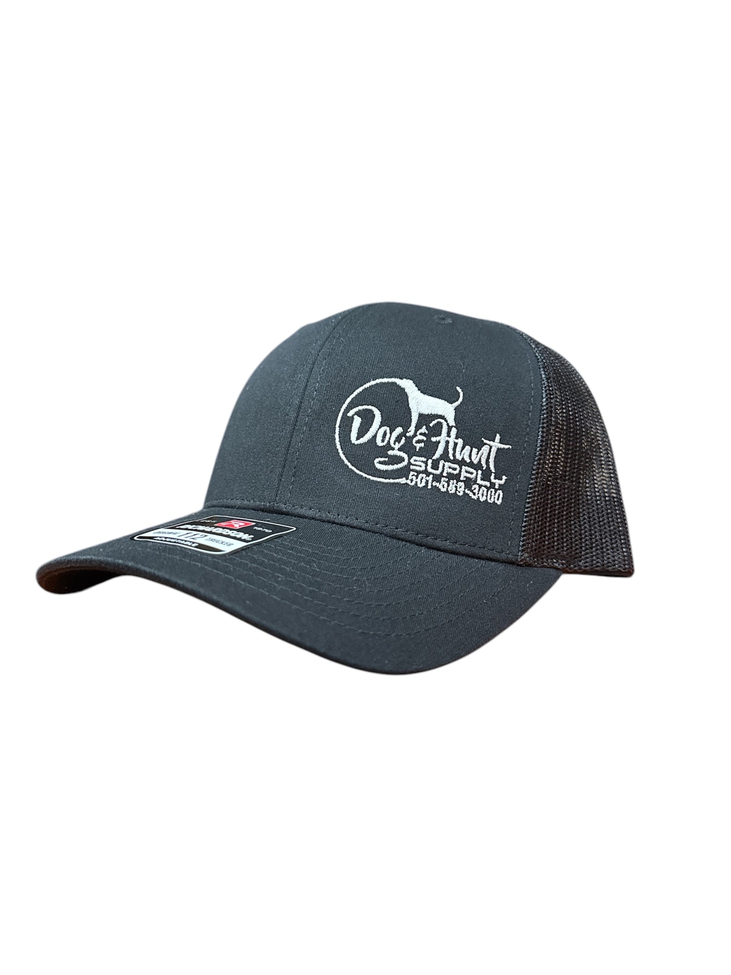 Dog and Hunt Black w/ White Logo Hat