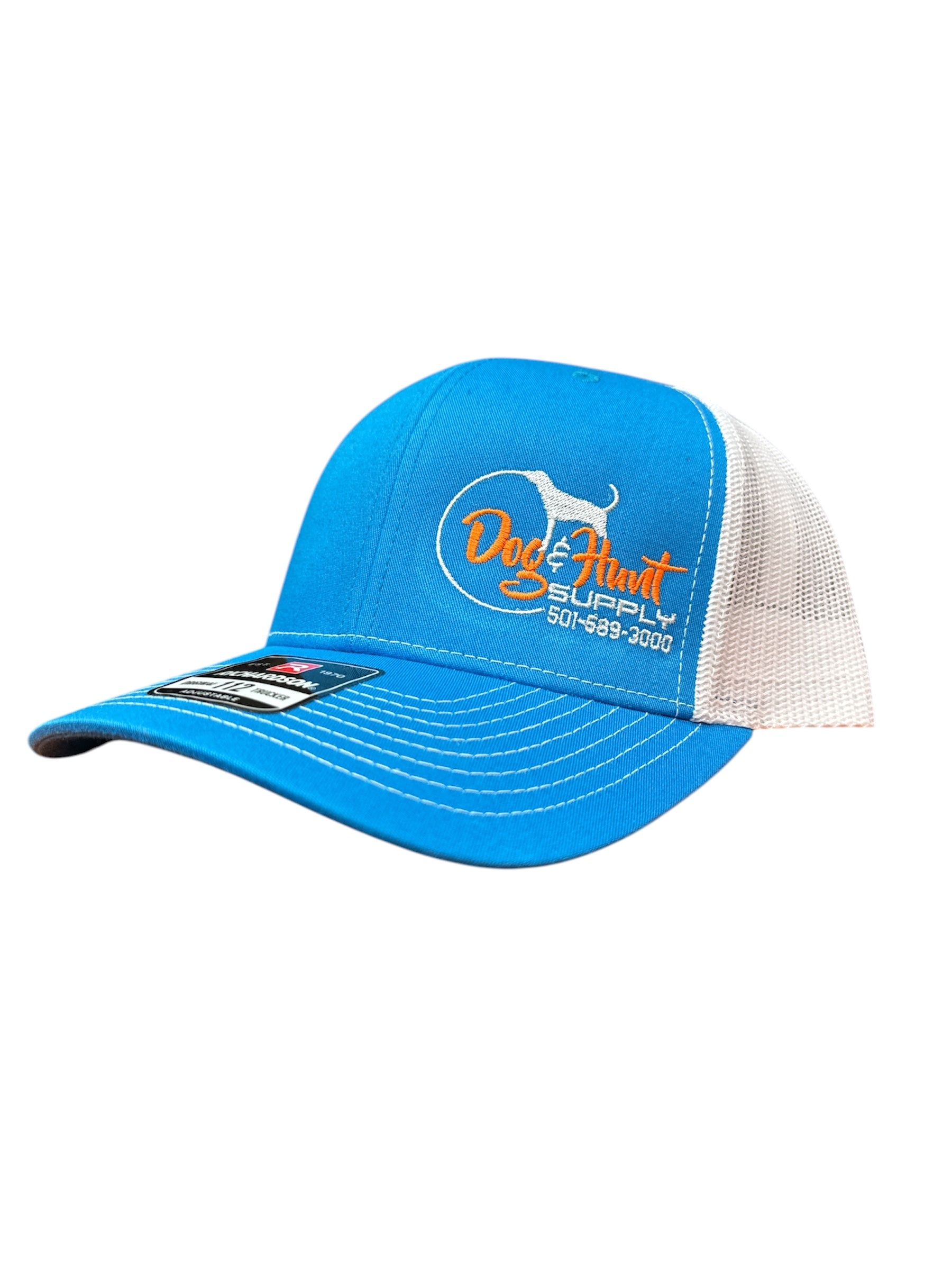 Dog and Hunt Baby Blue w/ White Mesh Hat