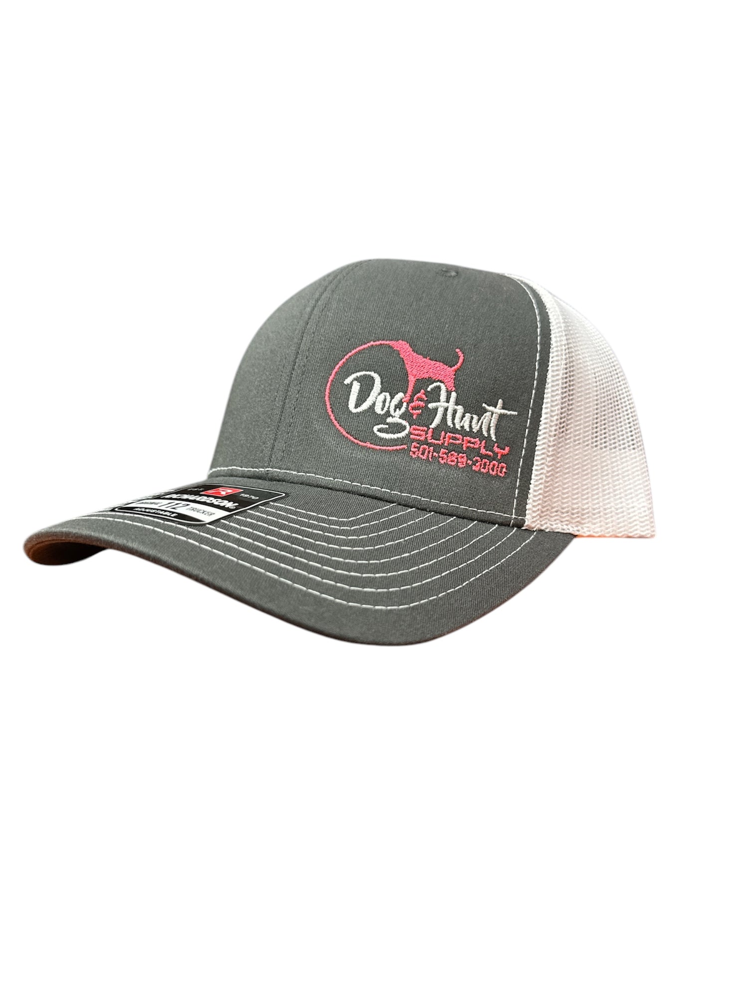 LIMITED EDITION  Gray w/ Pink & White Logo Hat