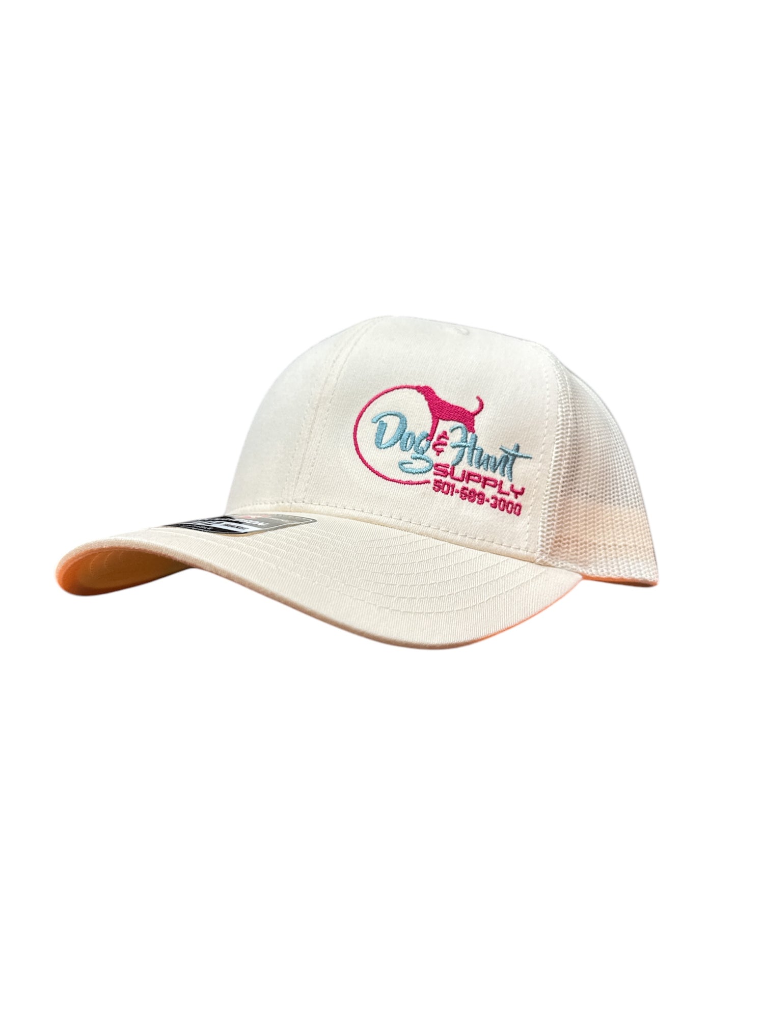 LIMITED EDITION Cream w/ Pink Logo Hat