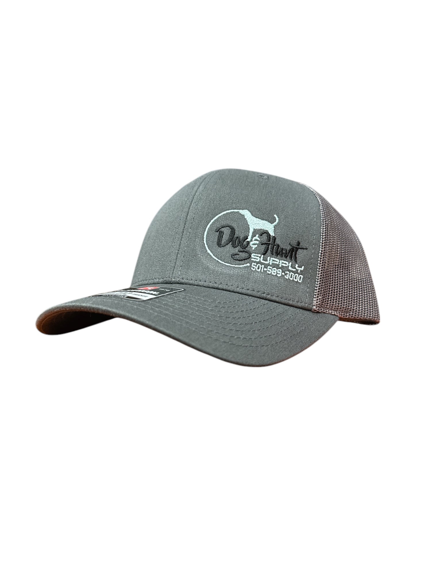 LIMITED EDITION Charcoal Gray w/ Turquoise Logo Hat