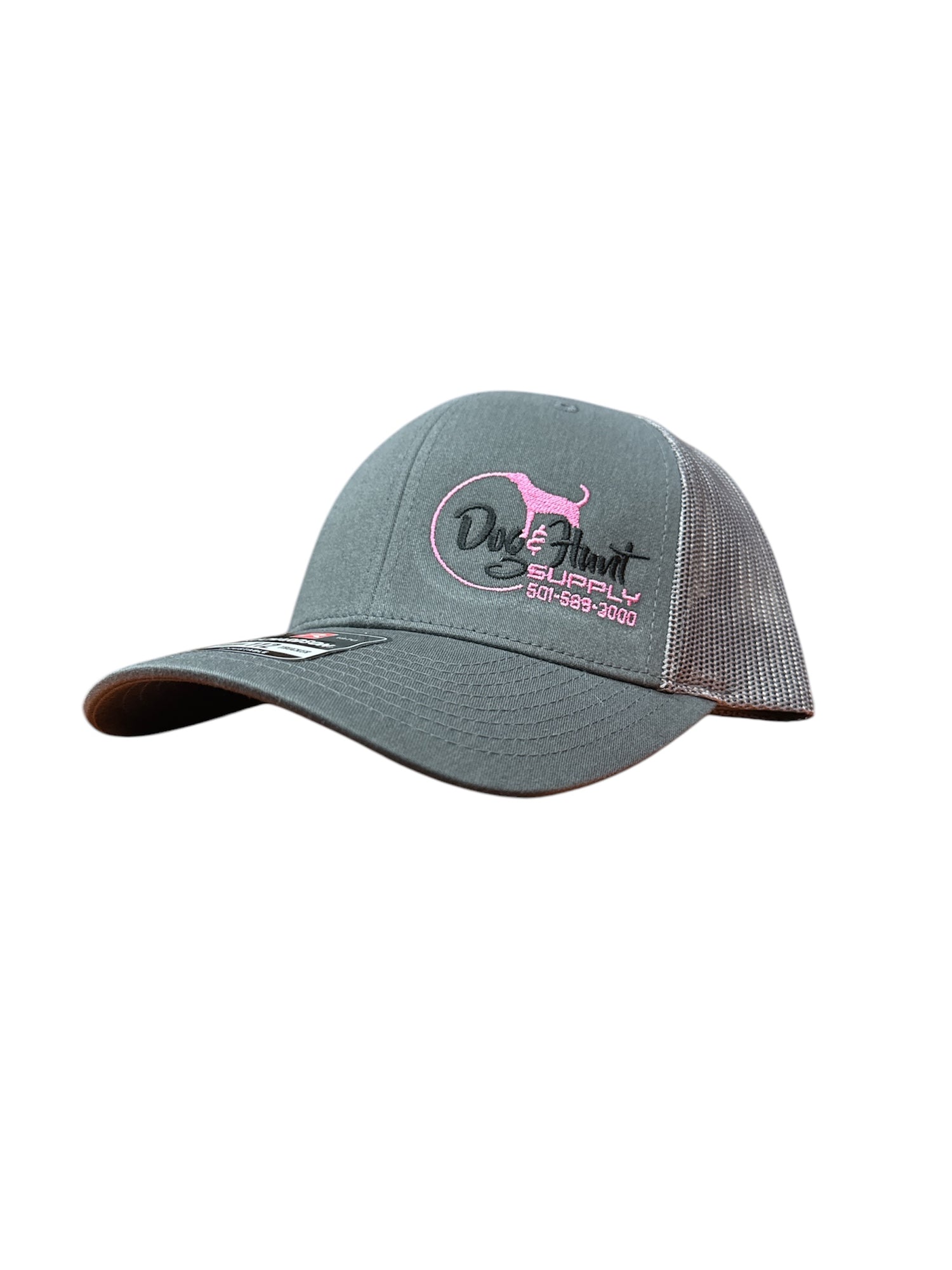 LIMITED EDITION Charcoal Gray w/ Pink Logo Hat