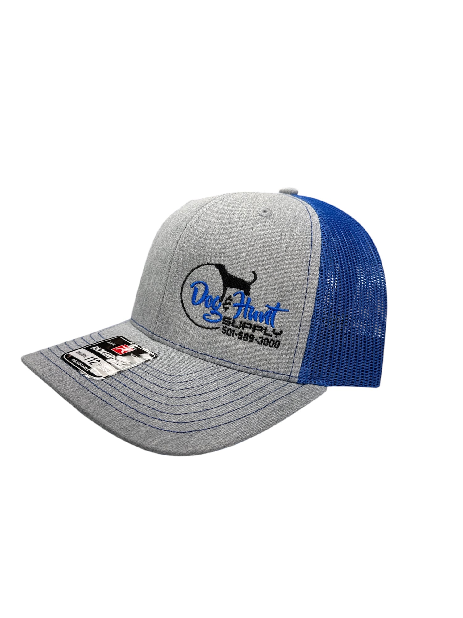 Dog and Hunt Heather Gray w/ Royal Blue Mesh