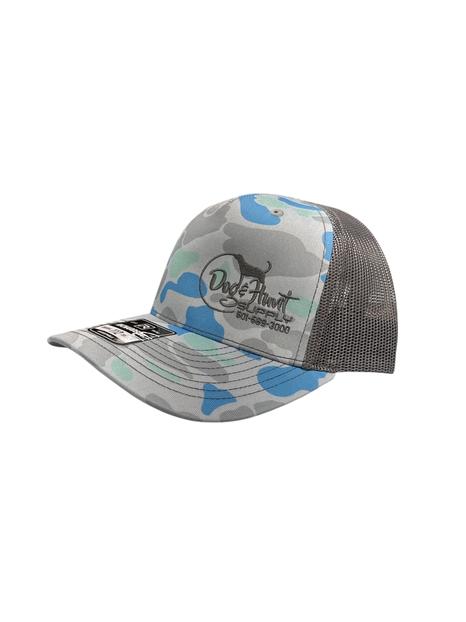 Dog and Hunt Blue, Green, Gray Camo w/ Gray Mesh