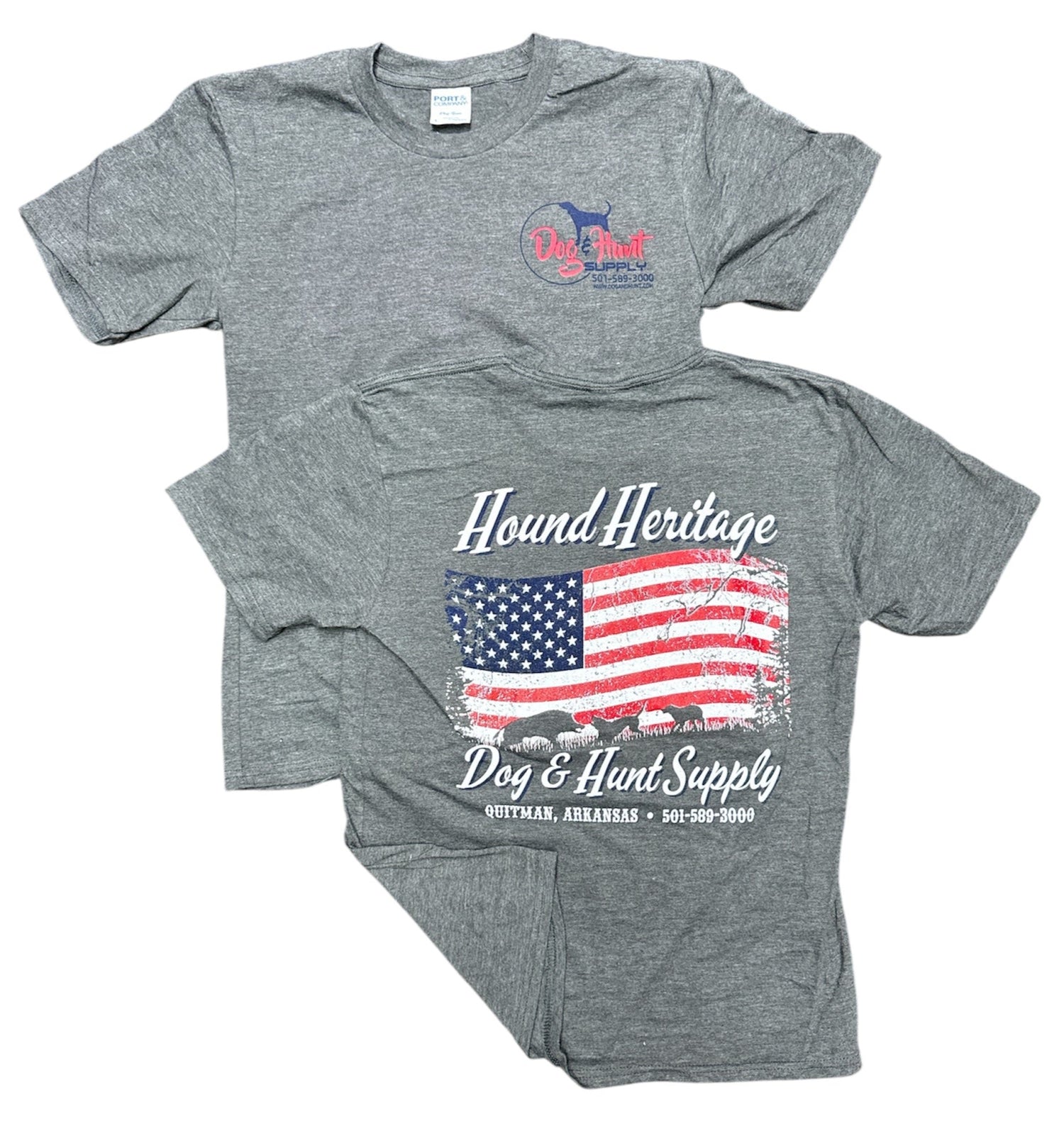 Youth Dog and Hunt American Flag Hound Heritage