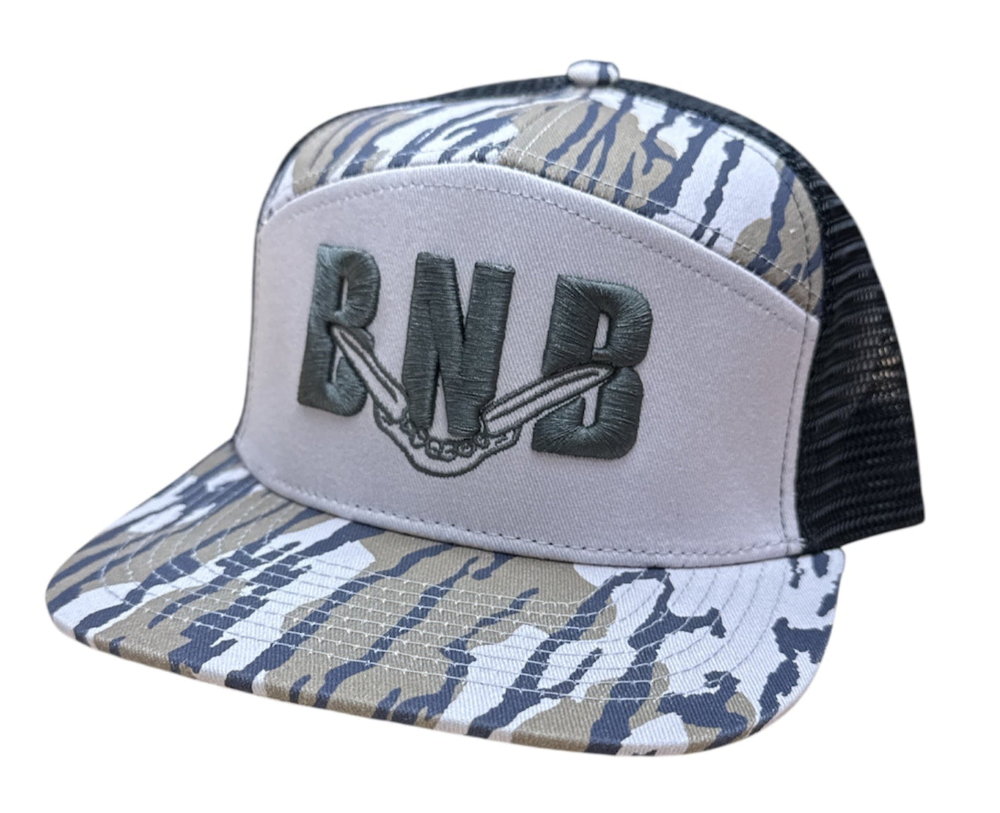 BNB Bottomland 7 Panel Flat Bill Hat