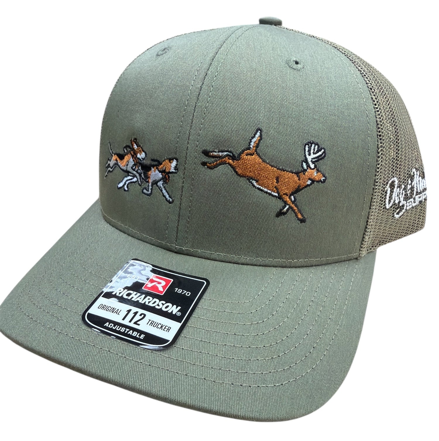 NEW Dog and Hunt Deer Run Green w/ Green Mesh Hat