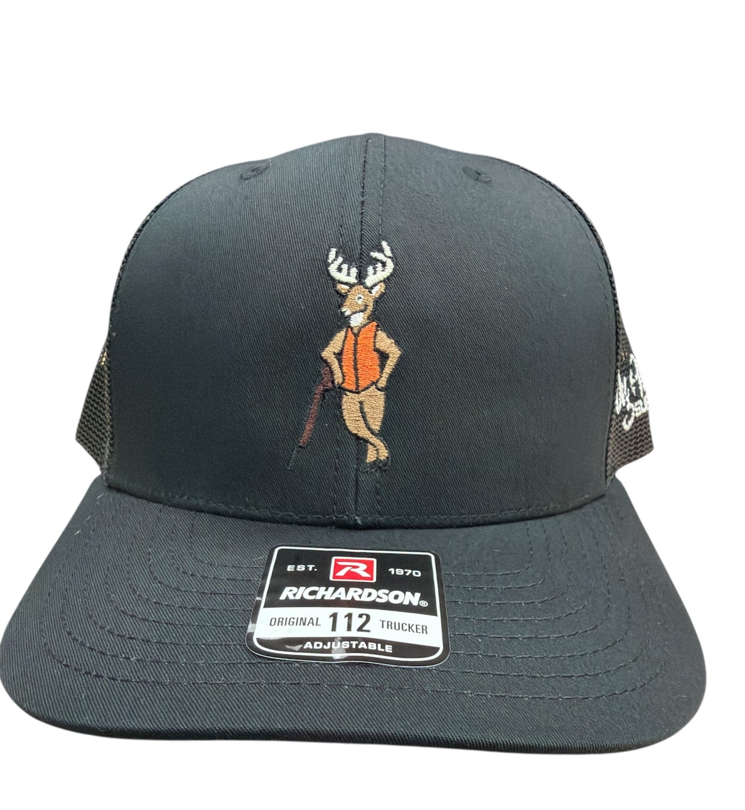 NEW Dog and Hunt Deer Hunter Black w/ Black Mesh Hat
