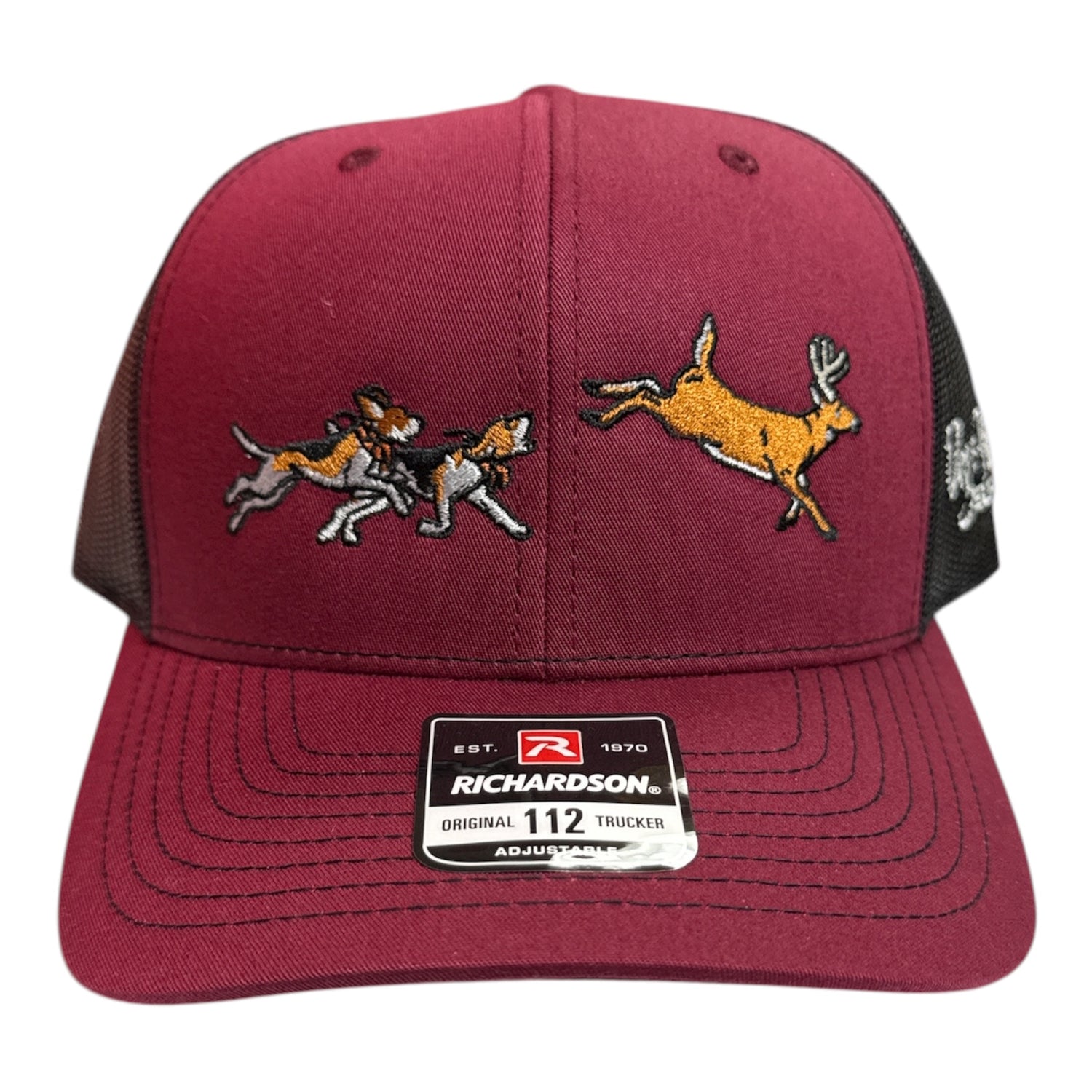 NEW Dog and Hunt Deer Run Maroon w/ Black Mesh Hat