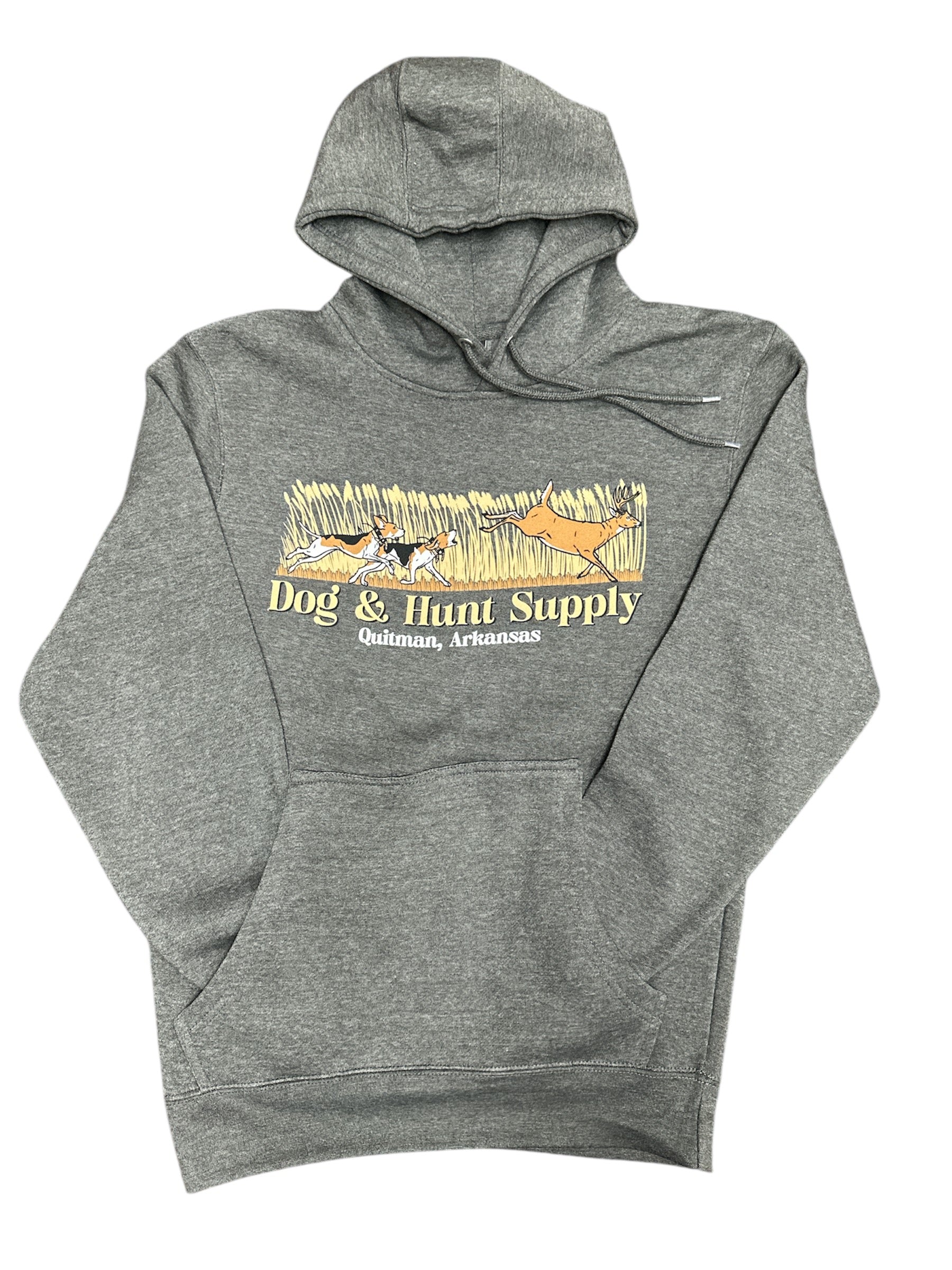 Dog and Hunt Grey Deer Run Hoodie