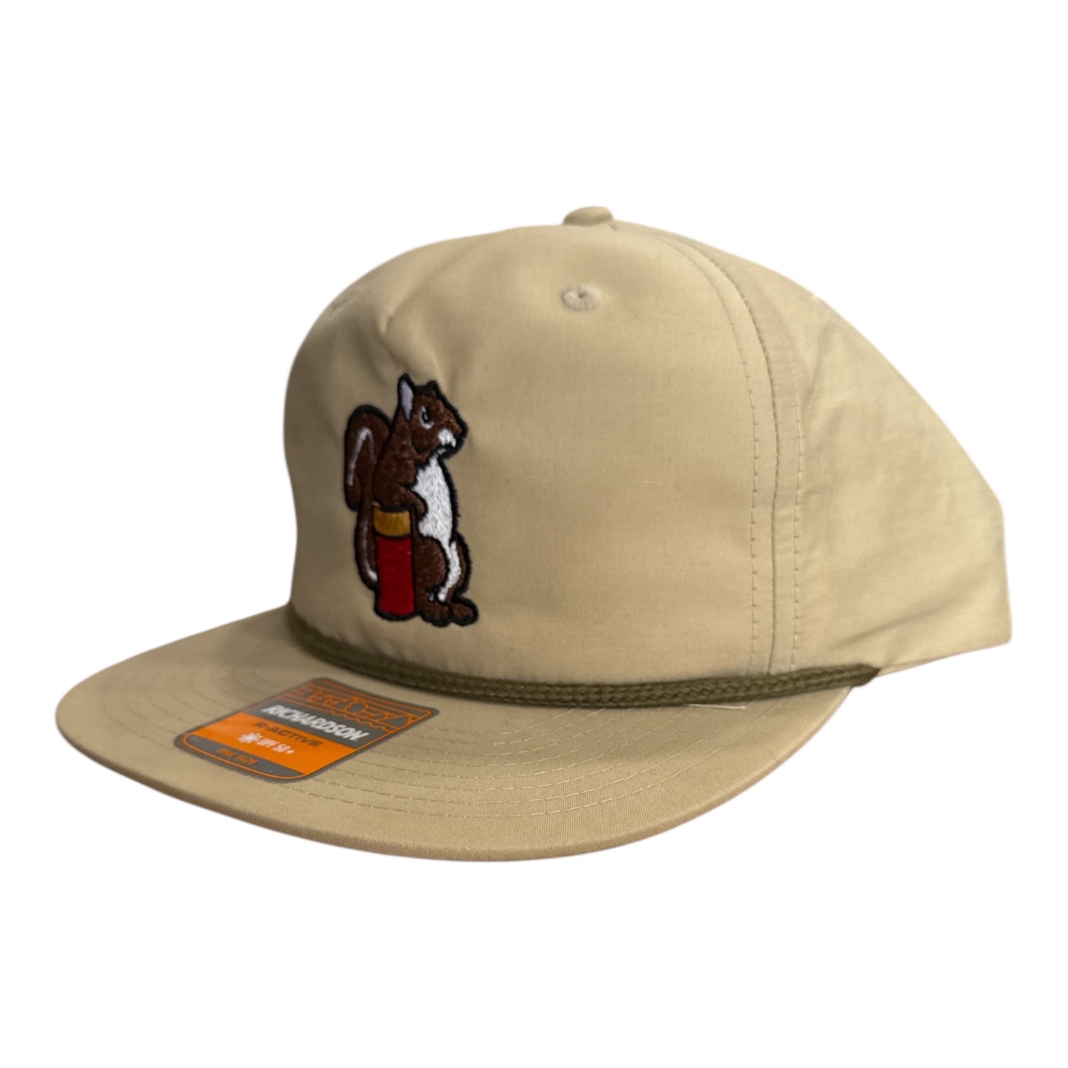 NEW Dog and Hunt Squirrel Hunter Cream Rope Hat