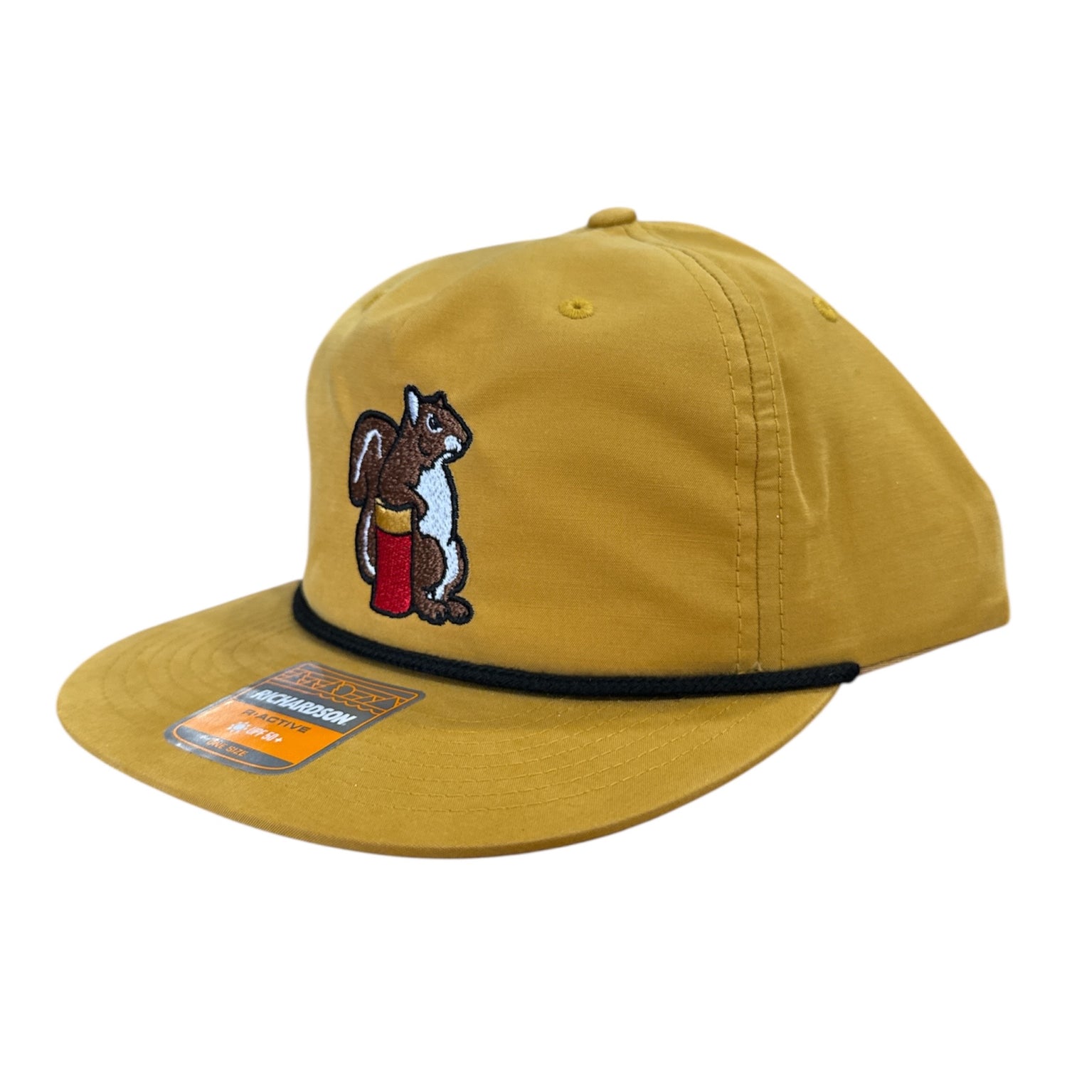 NEW Dog and Hunt Squirrel Hunter Mustard Yellow Rope Hat