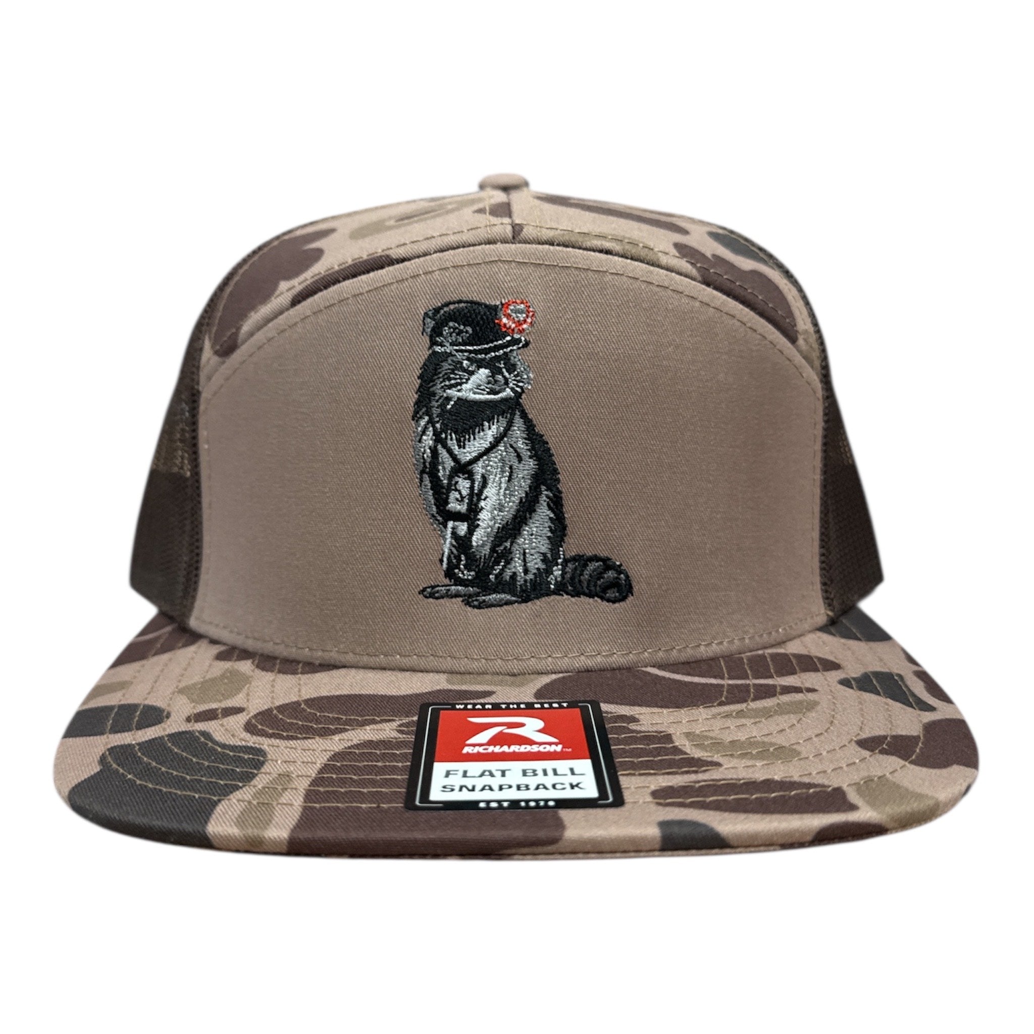 NEW Dog and Hunt Coon Hunter Dark Duck Camo Flat Bill