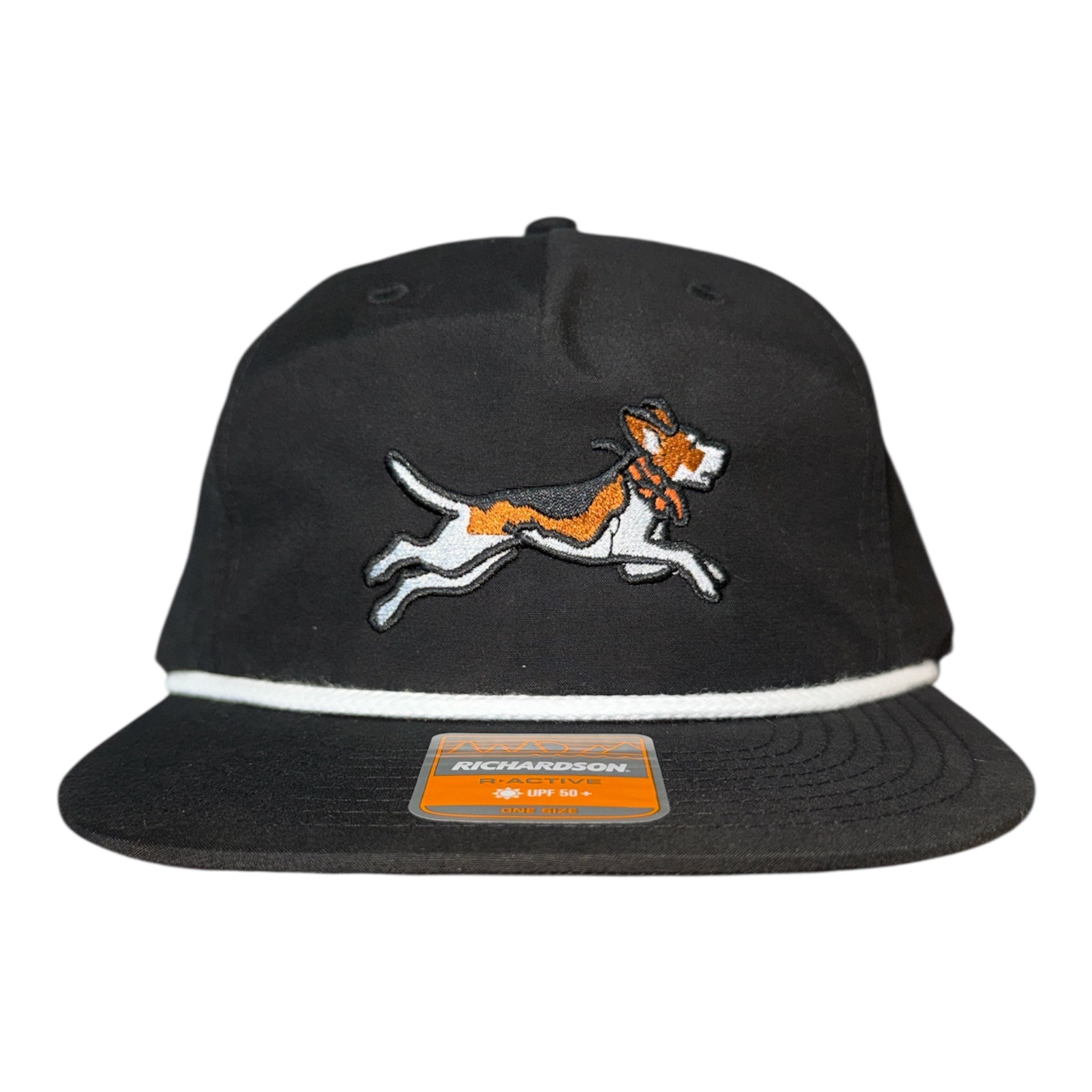 NEW Dog and Hunt Running Dog Black Rope Hat