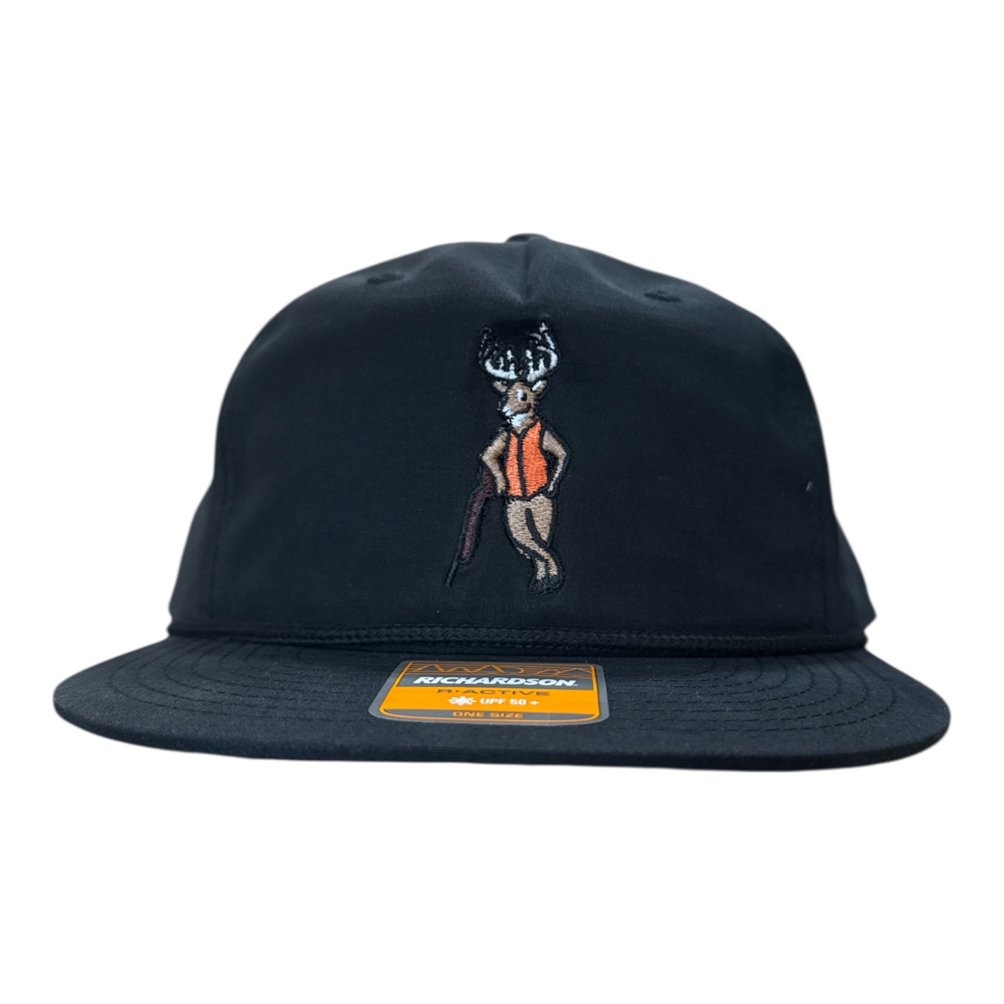 NEW Dog and Hunt Deer Hunter Black Rope Hat