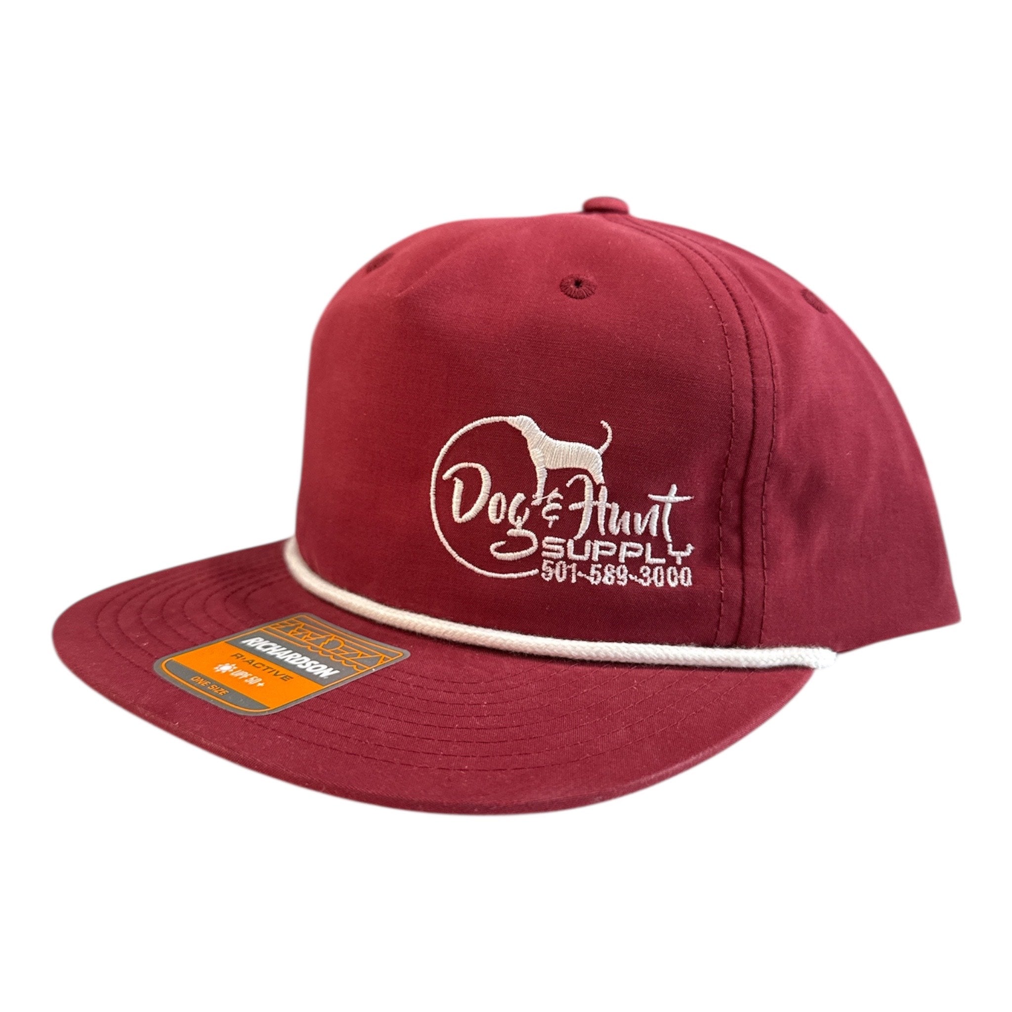 Dog and Hunt Maroon Rope Hat